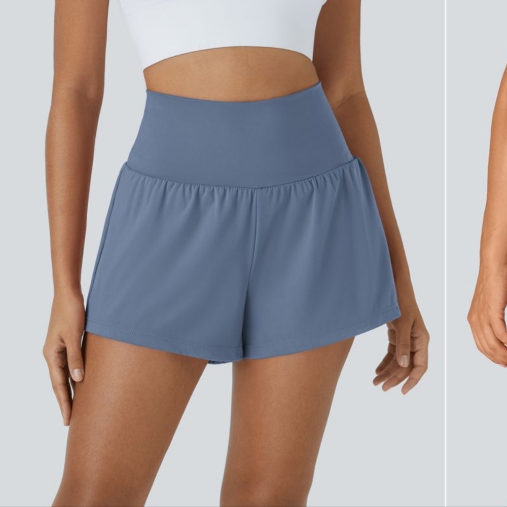 HALARA Softly Zero Airy Super High Waist Cool Touch Yoga Shorts Pockets
